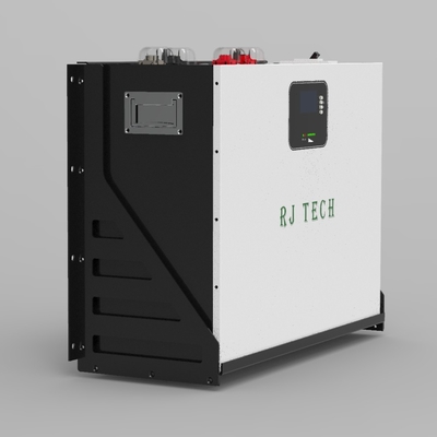 RJ TECH Powerwall New 16kwh 51.2V LiFePO4 Battery for Deye SRNE HuaWei Hoymiles FOX