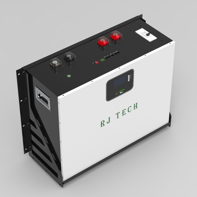 RJ TECH Powerwall New 16kwh 51.2V LiFePO4 Battery for Deye SRNE HuaWei Hoymiles FOX