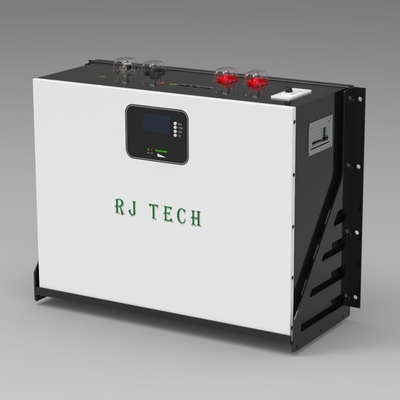 RJ TECH Powerwall New 16kwh 51.2V LiFePO4 Battery for Deye SRNE HuaWei Hoymiles FOX