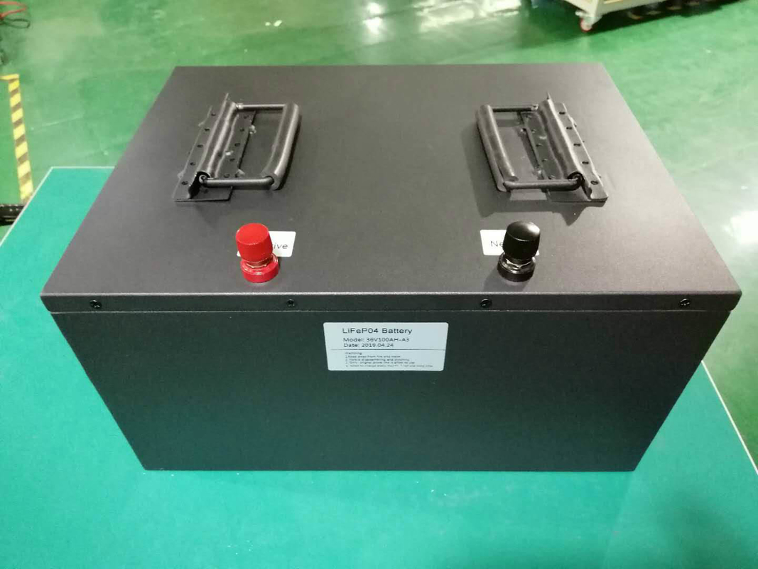 36V 100Ah Customized LFP Battery LiFePO4 with BMS For Golf Car AGV Forklift Battery